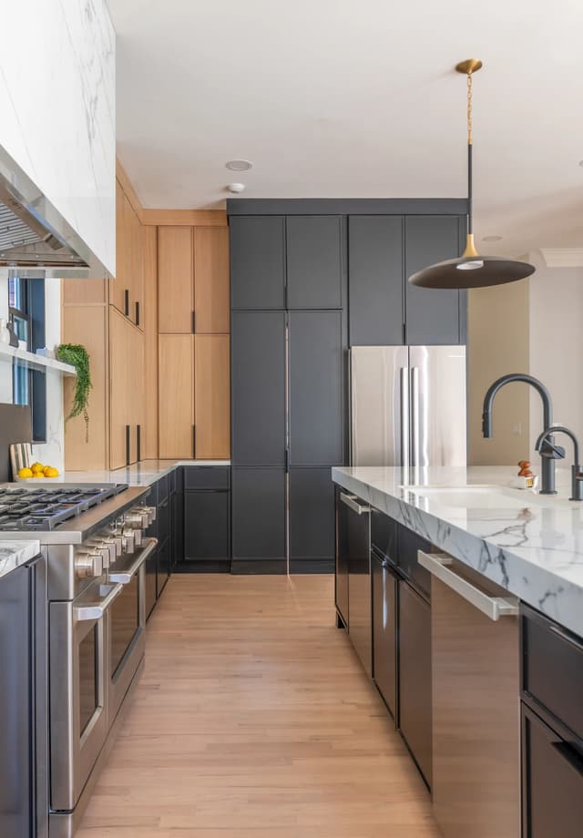 Galley view through the HGTV-featured kitchen